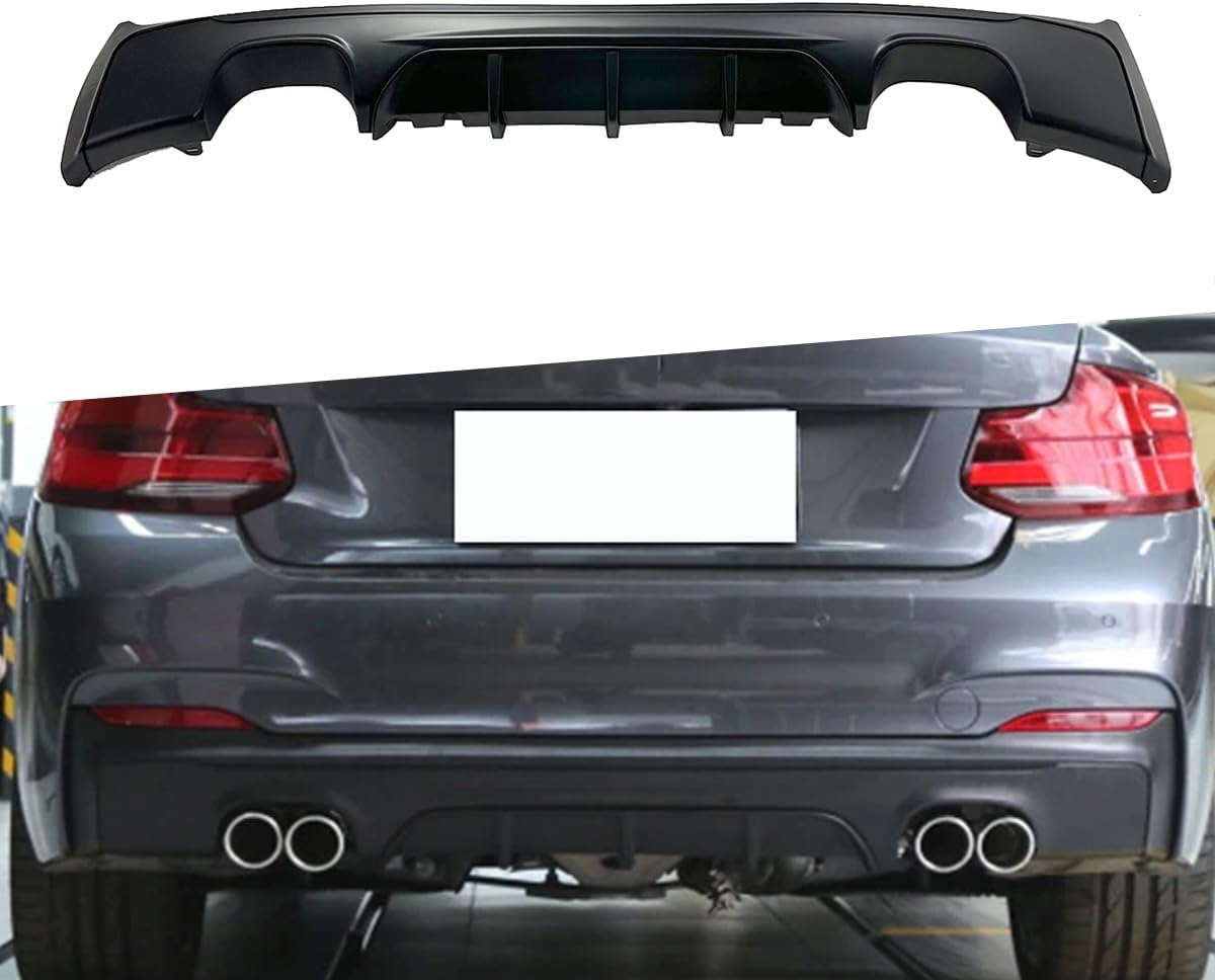 PAISEN Rear Diffuser Lip Compatible with F22 F23 235i M235i M Sport 2014-2020 (Carbon Fiber)