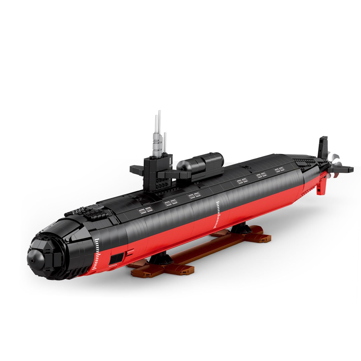 Amazon.co.jp: MISINI 33049 原子力潜水艦組み立てセット 2988個