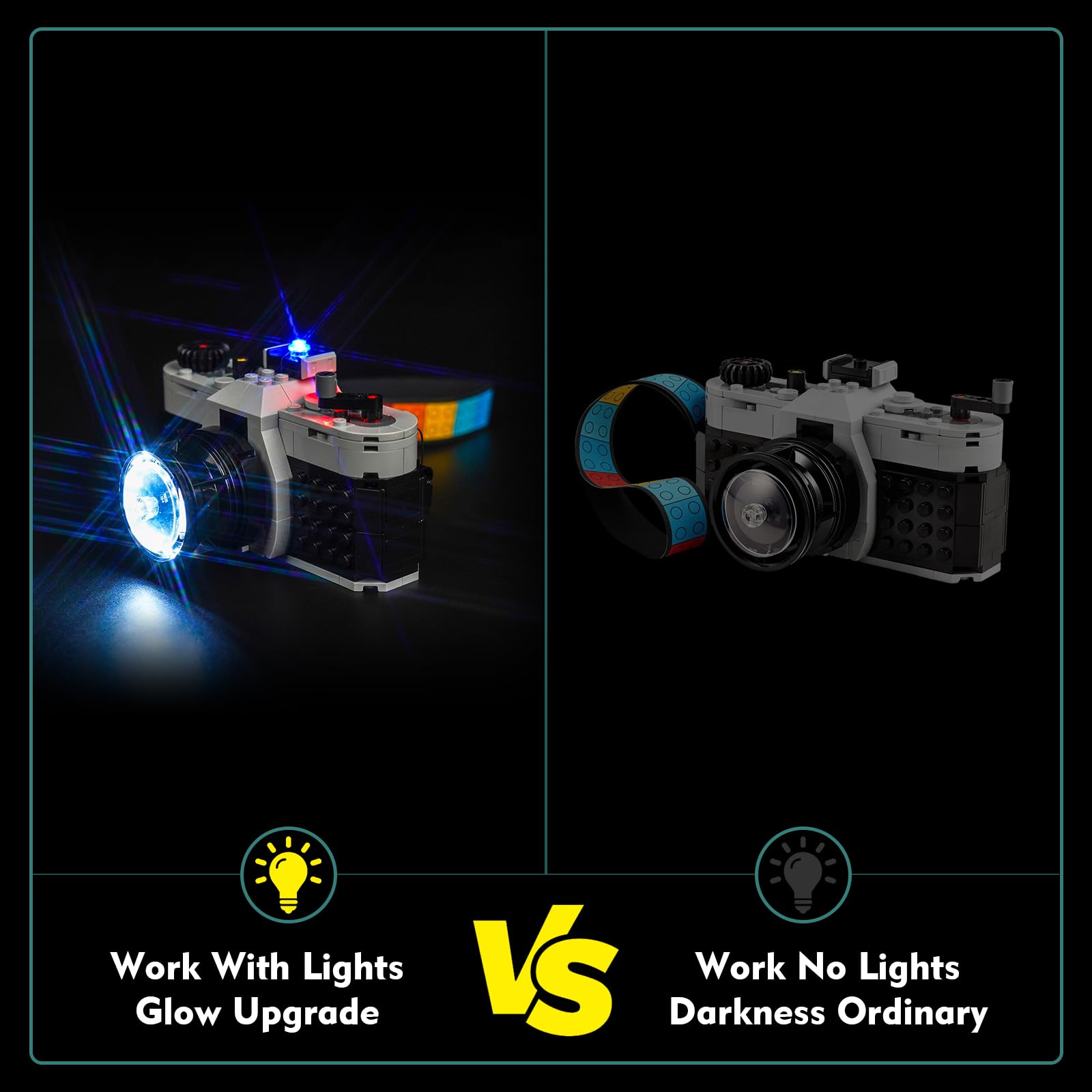 Light Kit for Lego Retro Camera Lighting Set for Lego 31147 Retro Camera 3in1 - Not Include Models, Just Light Kit - Image 3