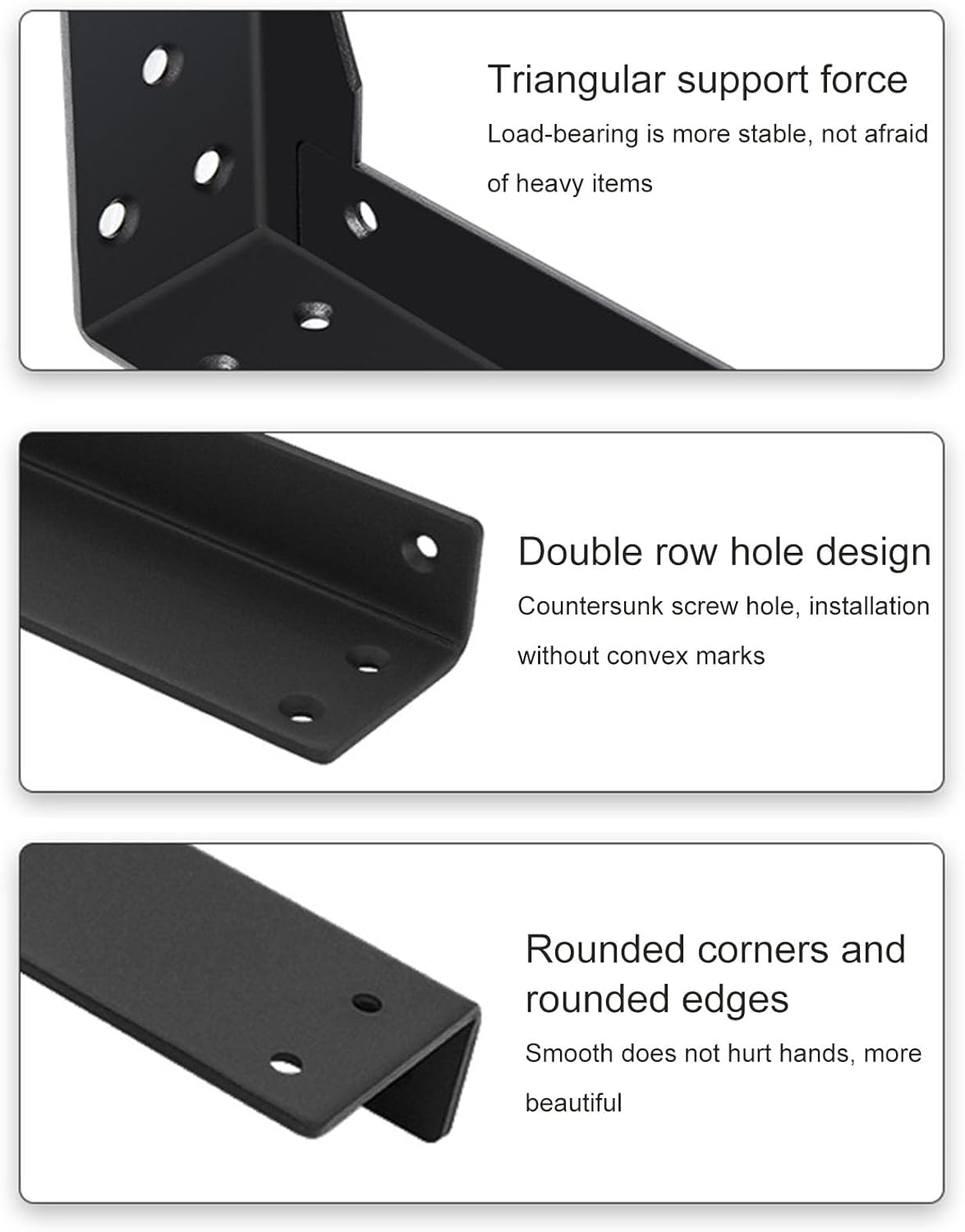Wall Shelf Bracket Heavy Duty Metal Shelves Brackets Suspended Tripod Shelf Thicked Invisible L Brackets Enduring Heavy Duty Metal Shelves Brackets