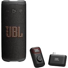 JBL Boombox 4 Portable Speaker Bundle with EasySing Mic Mini Black