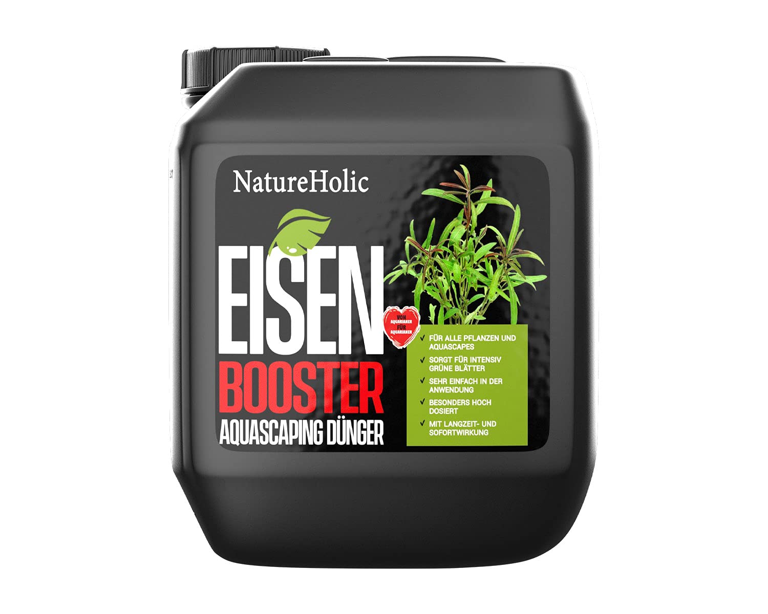 NatureHolic - Eisen Booster - flüssiger Eisen Aquariumdünger, Menge [ml]:2000 ml