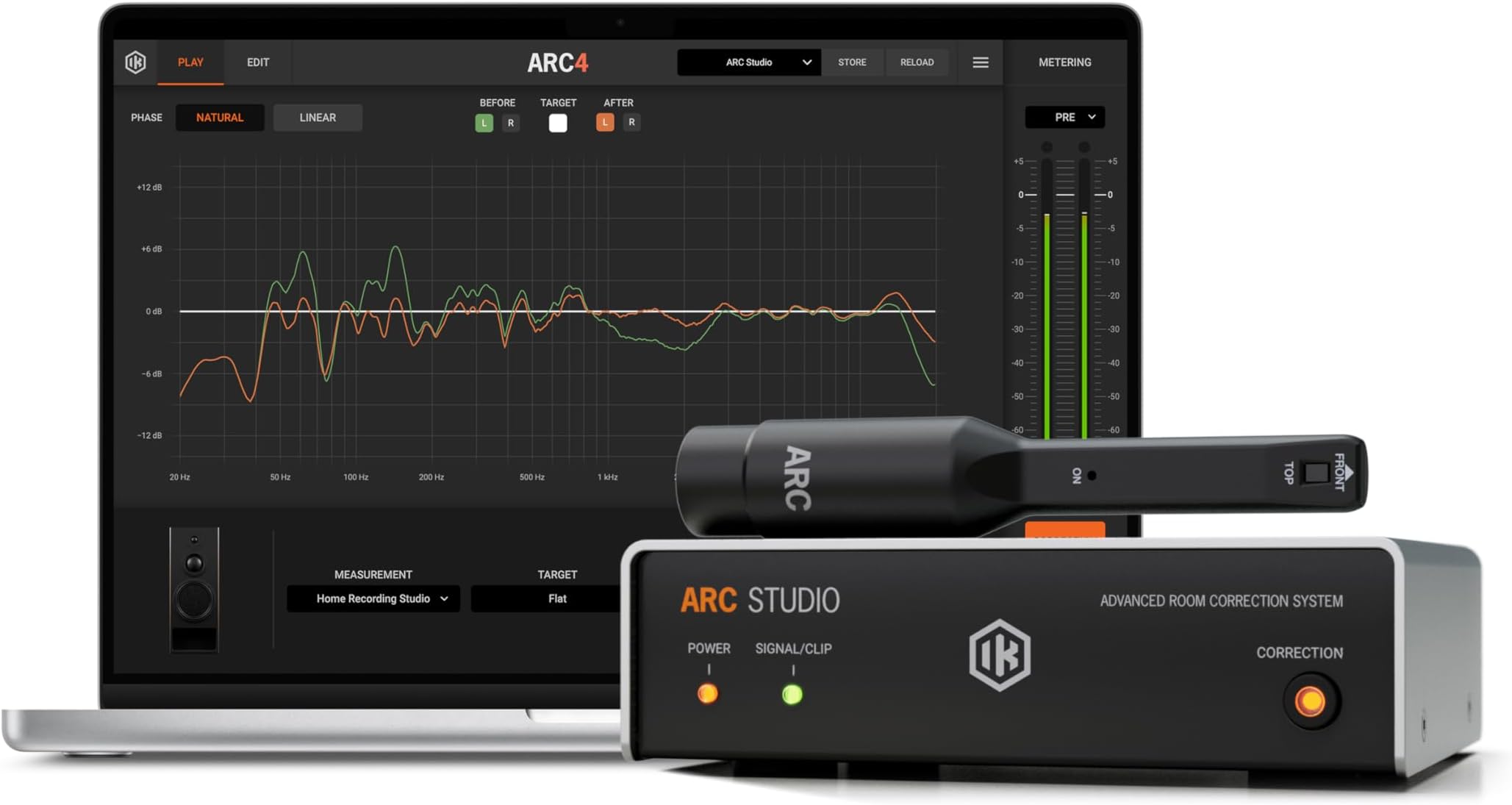 ARC Studio. Standalone Advanced Room Correction System. Includes hardware processor unit, ARC 4 software and measurement mic