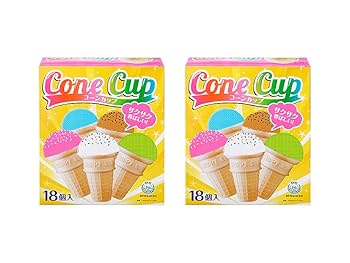 Amazon.co.jp: 神戸物産 コーンカップ CONE CUP サクサク