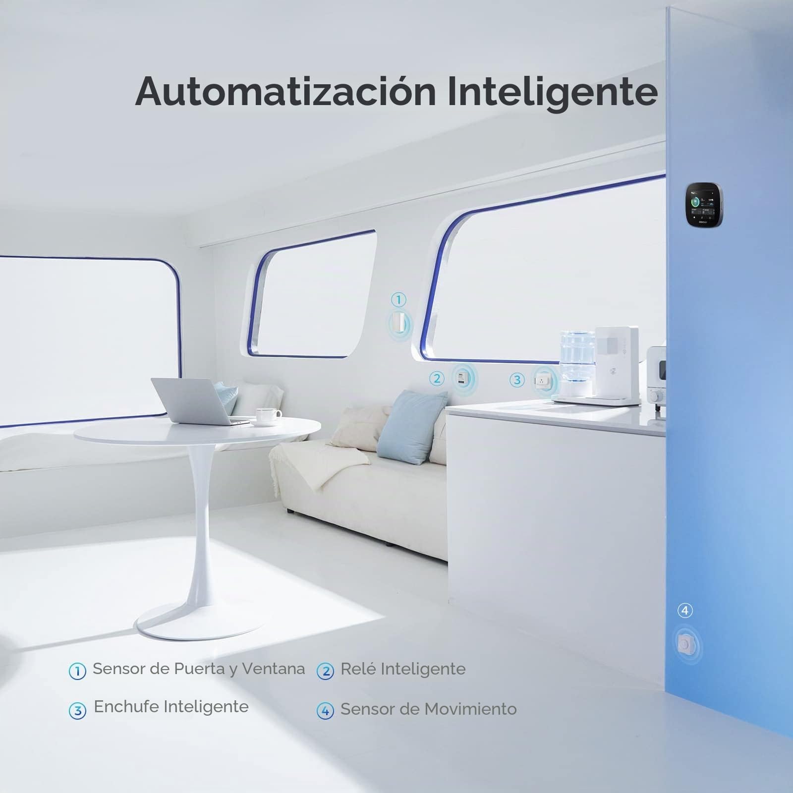 Renogy One Core: panel todo en uno para monitorear la fuente de alimentación independiente de la red, monitoreo de batería para furgonetas, cabinas, barcos y Tiny House, compatible con dispositivos