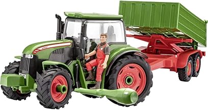 Revell 00817 Tractor & Trailer with Figure, Multi Colour, Länge ca. 46 cm