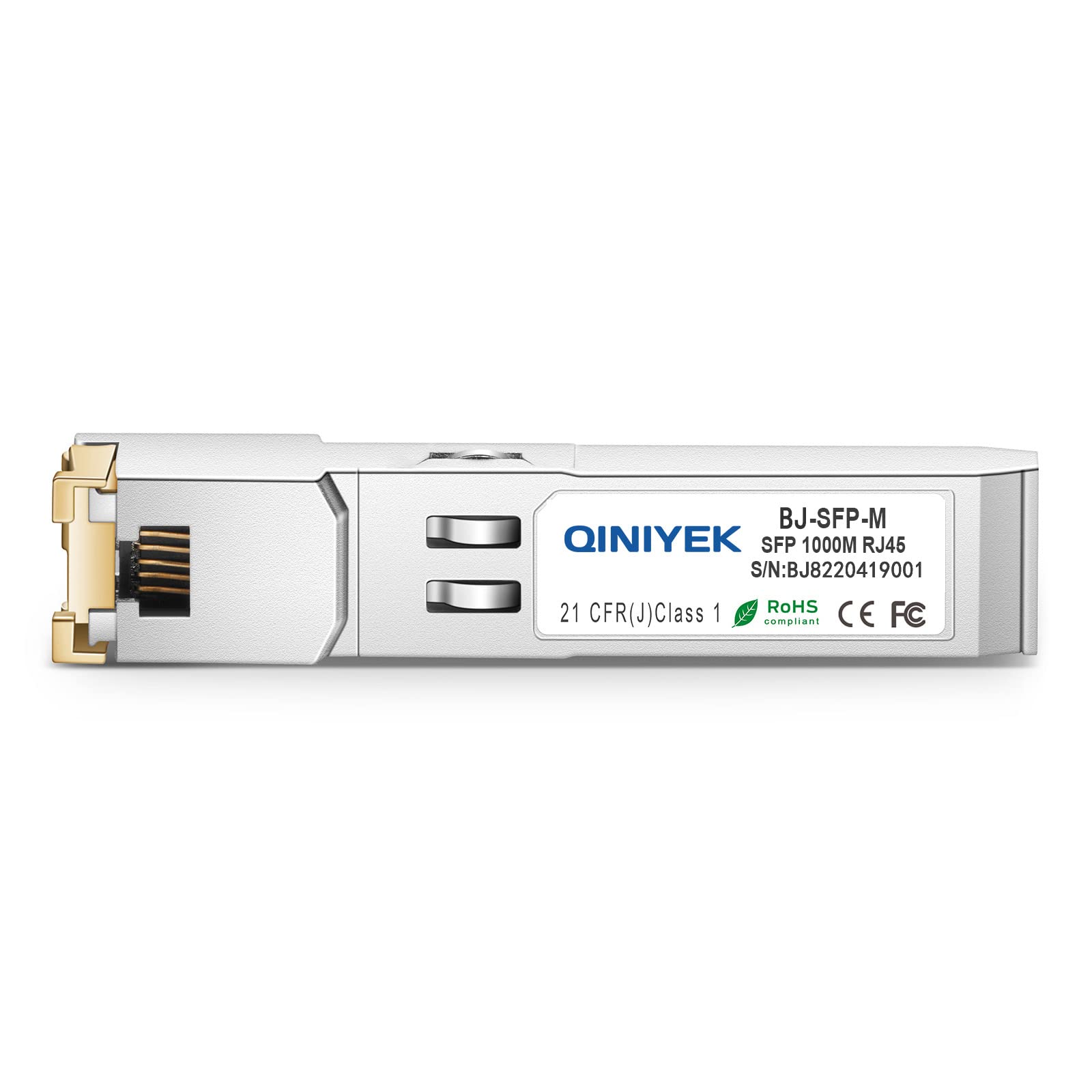 1.25G SFP-T, 1000BASE-T RJ45 Cuivre SFP pour Cisco GLC-T/SFP-GE-T, Ubiquiti UF-RJ45-1G, Netgear, , Supermicro, ,jusqu'à 100m (Lot de 10)