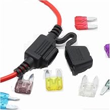 1pcs Waterproof auto Inline Mini in-Line Fuse Holder + 1pcs Fuse Inserts1A and Fuse Holder