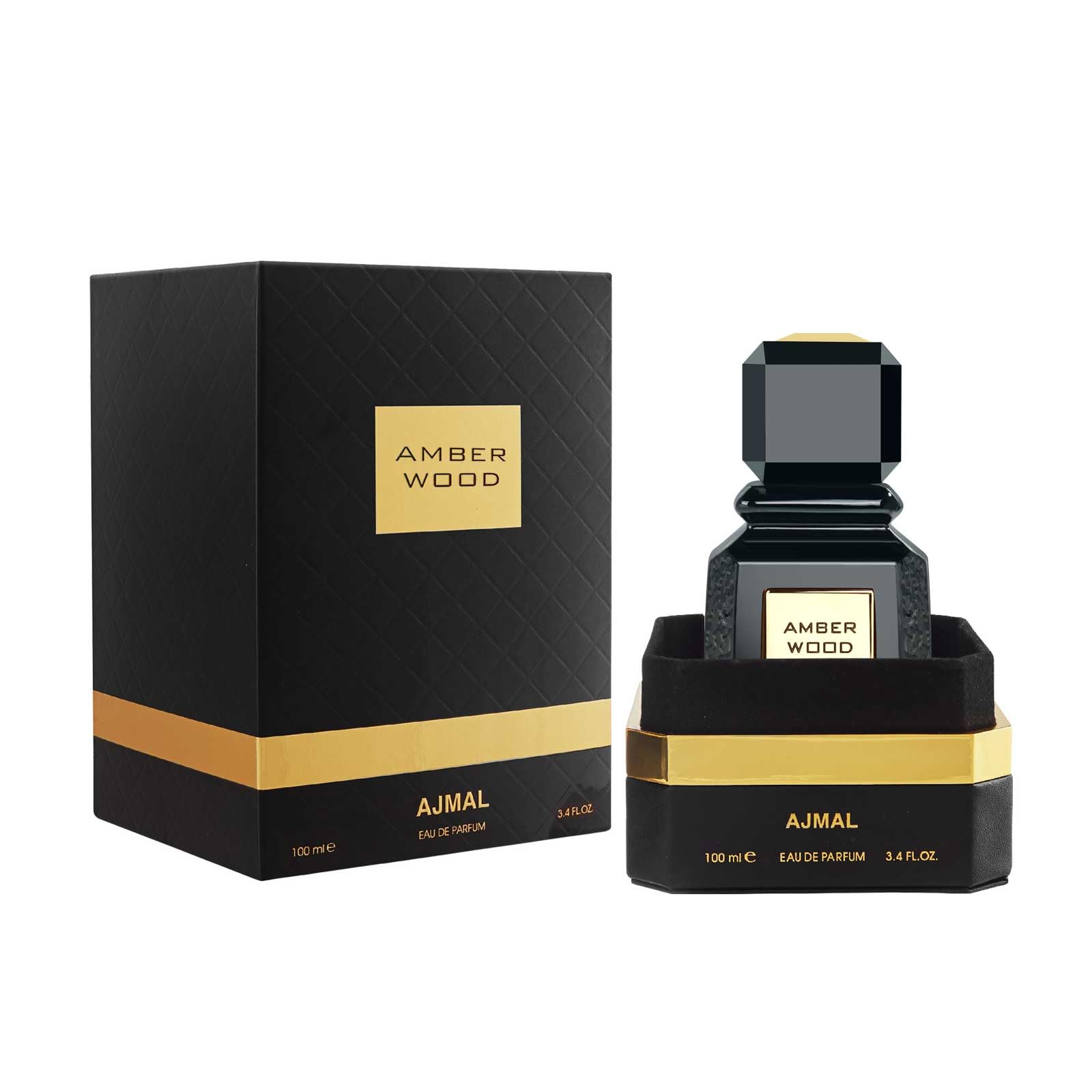 アジマル Amber Wood Noir 香水100ml Amber Wood Noir Eau De Parfum 100ml – Tawakkal Perfumes