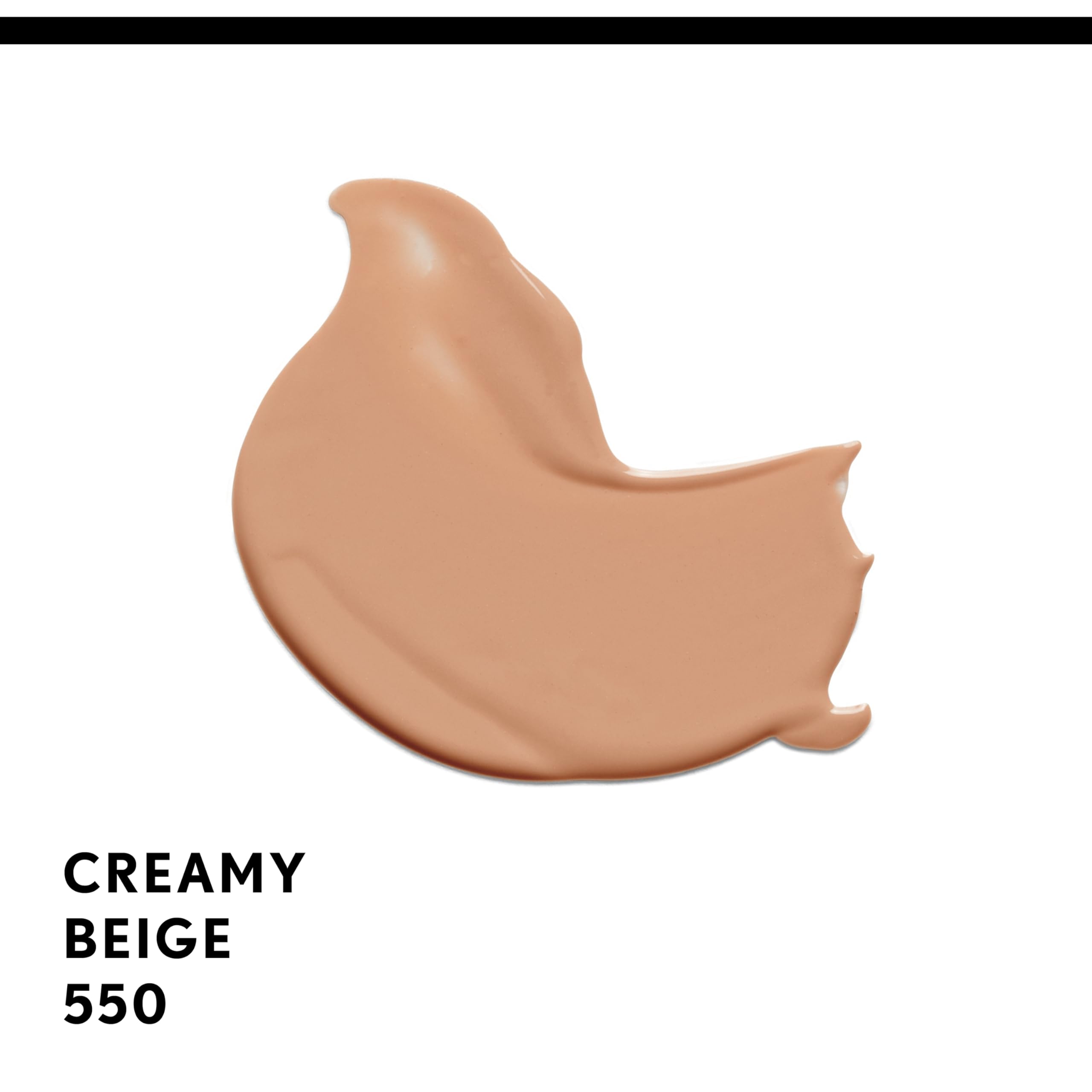 Maquillaje líquido Clean Oil Control, color beige cremoso 550, botella de 1.0 onzas 2