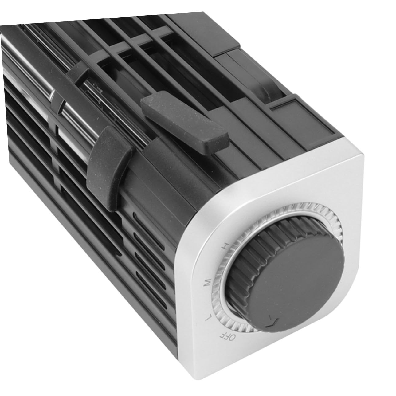 Refrigerador para Portátiles Negro de Aleación de Aluminio y Abs | Ventilador de Enfriamiento Usb, Soporte de Refrigeración para Portátil con Enchufe Trasero, Diseño Silencioso