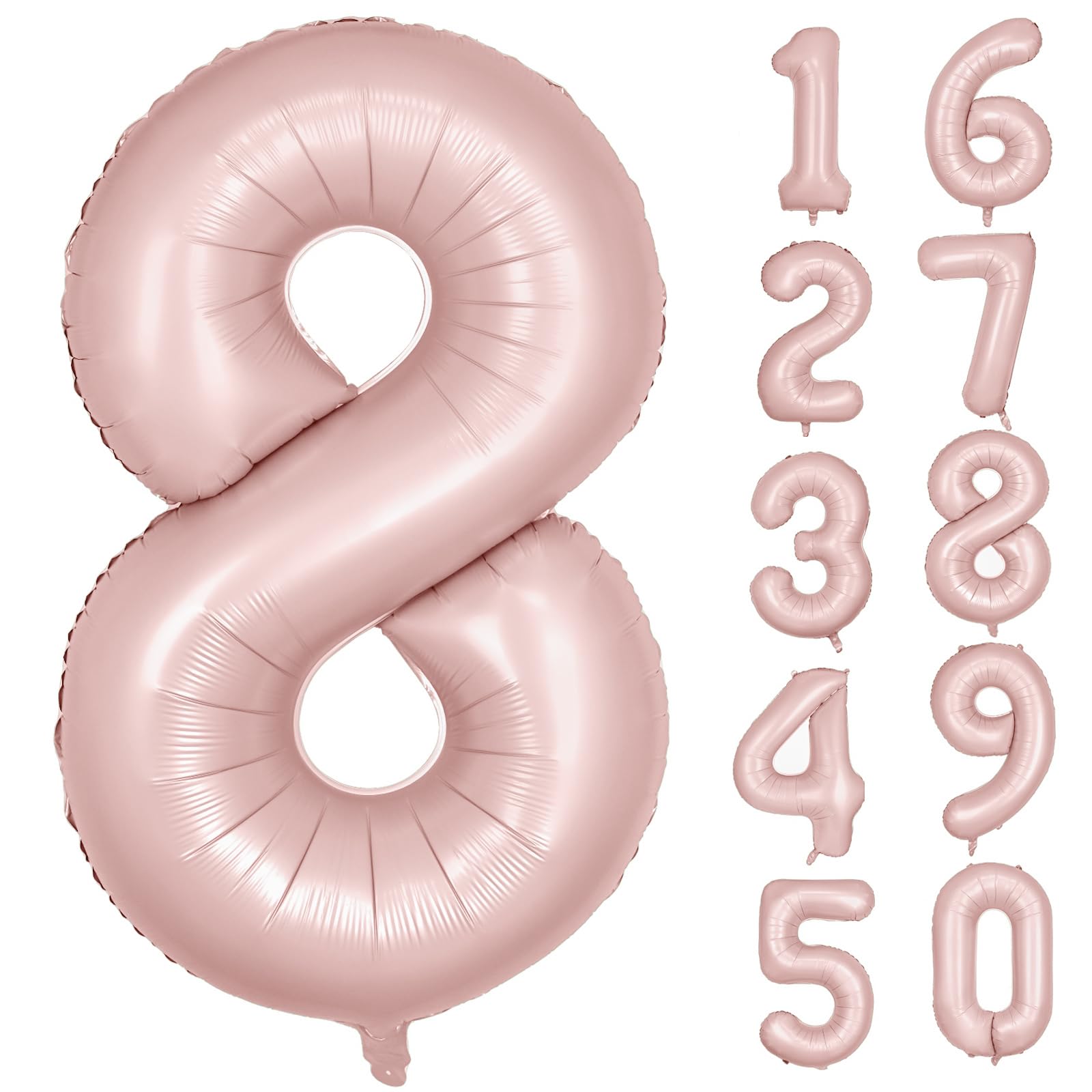 Red 0 balloon 40 Inch Giant Helium Foil Number 0 to 9 Red Balloon Birthday Wedding Party Digital Decorations (Number 0) — view 362