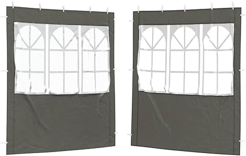 Lot de 2 parois latérales pour tonnelle Arborthrum
