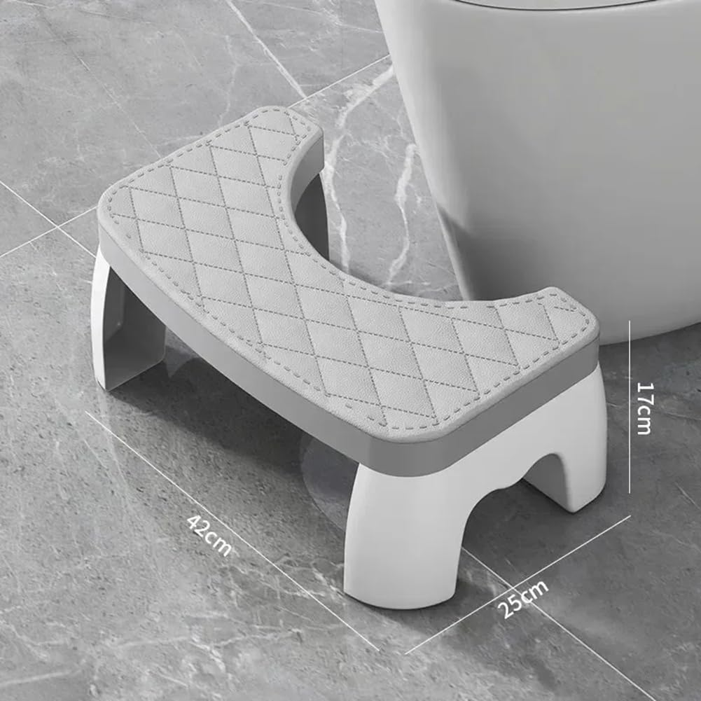 Sgabello WC per adulti, accessorio da bagno, rimovibile e antiscivolo