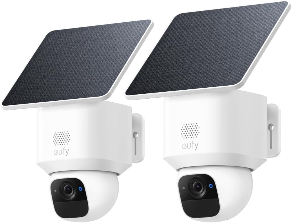 eufy SoloCam E30 | Caméra surveillance wifi extérieure sans fil, rotation 360°, suivi IA, 2K, sans frais mensuels, compatible HomeBase S380