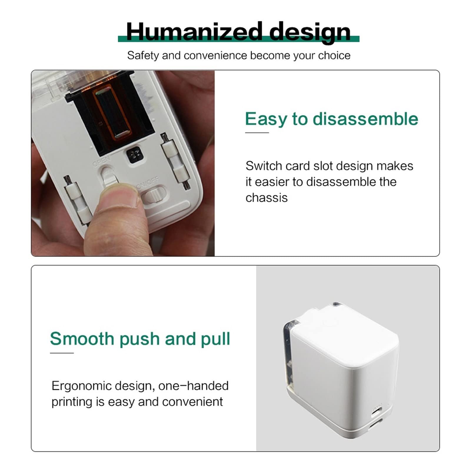 Przenośna drukarka atramentowa Ręczny drukarka Przenośna Pełna druk kolorowy Portable Handheld Inkjet do wszystkich materiałów Mini Inkjet do dostosowanego kodu dla etykiety z datą kodu