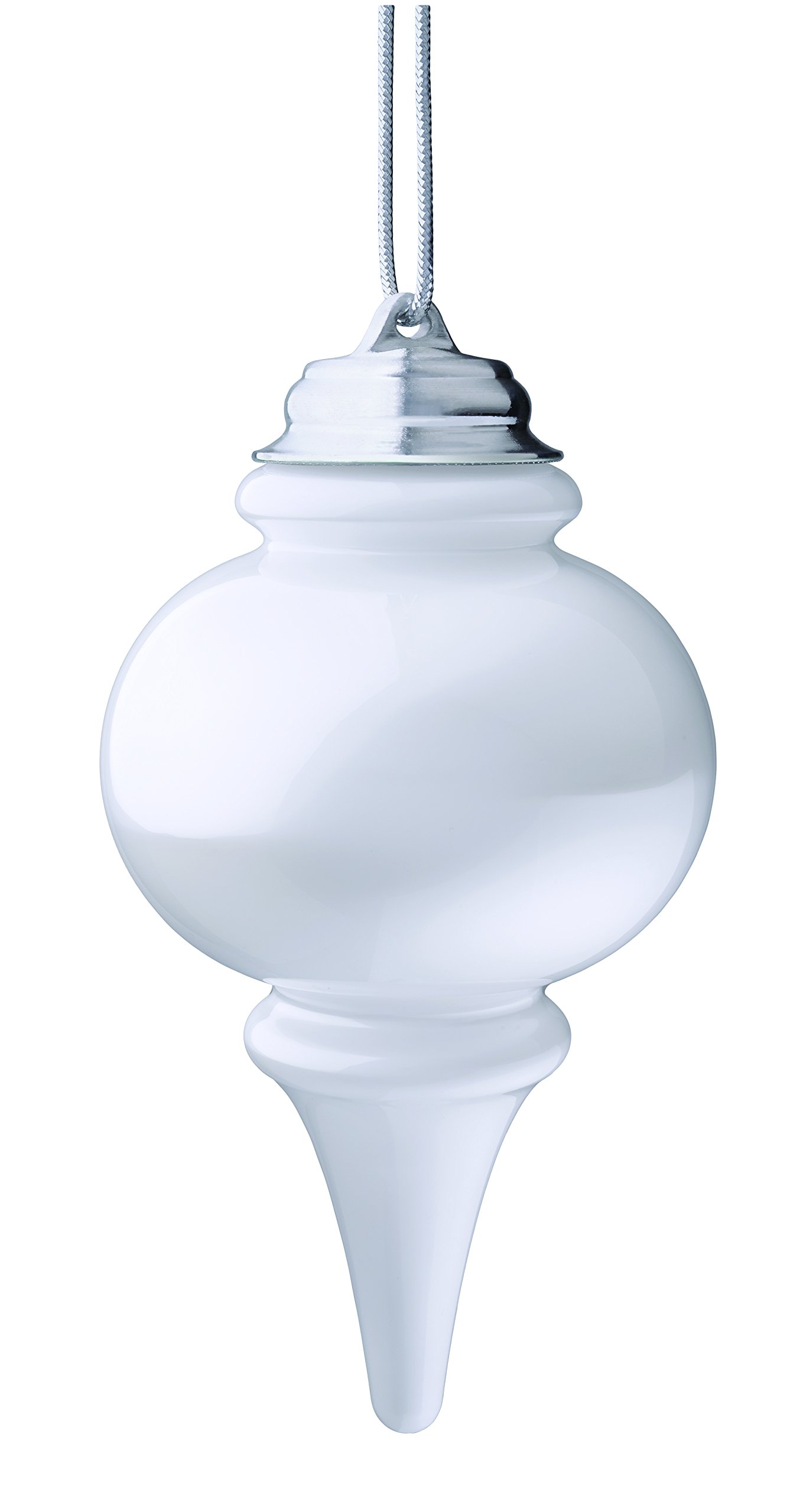 Xodus Innovations WP600 Battery Powered Hanging Decorative Outdoor Pulsing 8" Finial Light with Sensor Turns-On At Dark, White