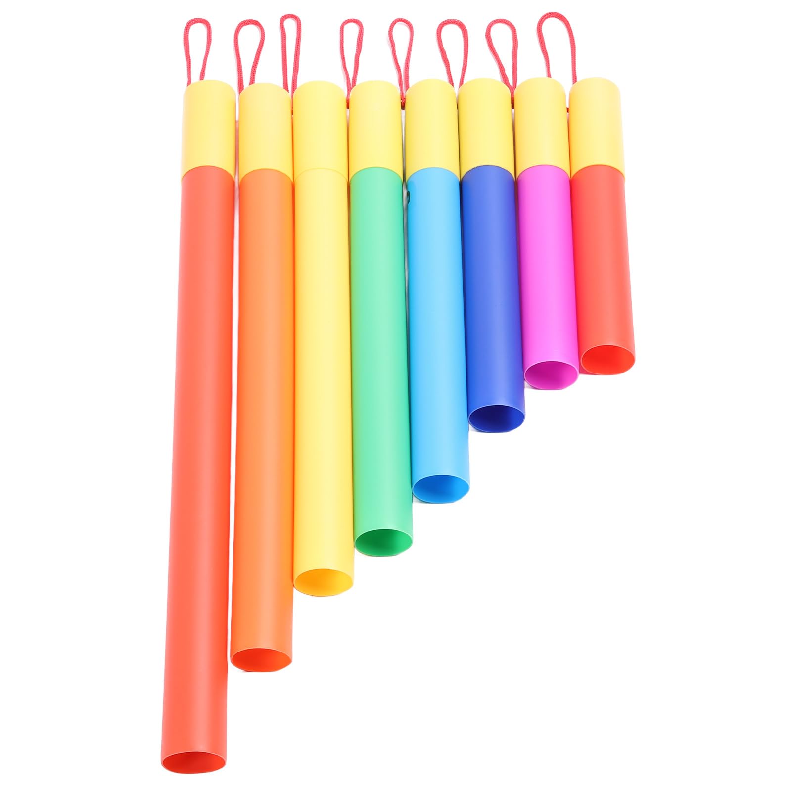 Set di Tubi Sonori Musicali da 8 Pezzi per Bambini con Diverse Melodie e Strumenti a Percussione Musicali Educativi con Costruzione in Plastica Affidabile