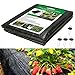 Produktbild WOKKOL Gartenvlies, Unkrautvlies, Unkrautfolie Wasserdurchlässig, 100g/m² UV-Stabilisierung Reißfestes Bodengewebe Unkrautfolie für Gärten, Bürgersteige (1x 12M, 4 Erdanker & 4 Pufferscheibe)