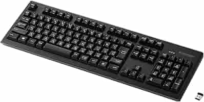 Amazon.co.jp: エレコム キーボード ワイヤレス (レシーバー付属