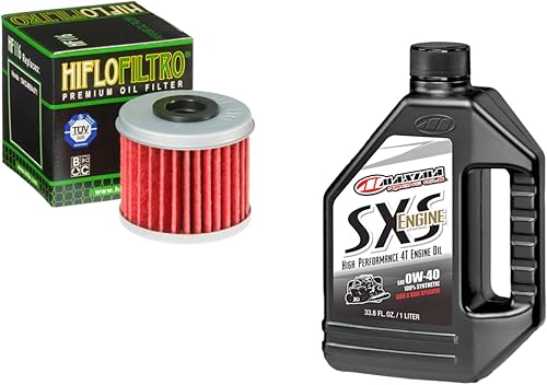 Kit de cambio de aceite y filtro para Honda 2009 TRX450R sintético 10W-40
