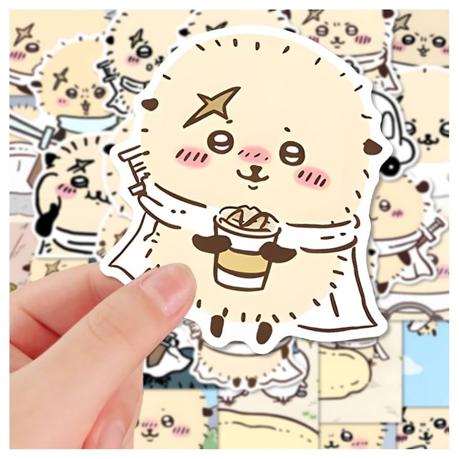 ちいかわ【ラッコ】キラキラステッカー ちいかわ Chiikawa Baby スマホに貼れるサイズのプチステッカー