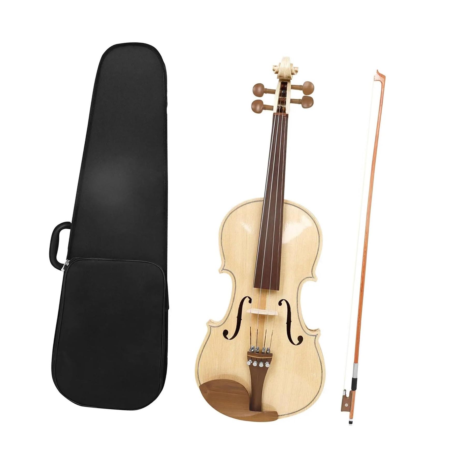 Juego De Violín Para Principiantes De Tamaño Completo 4/4 Para Practicar Instrumento De Violín