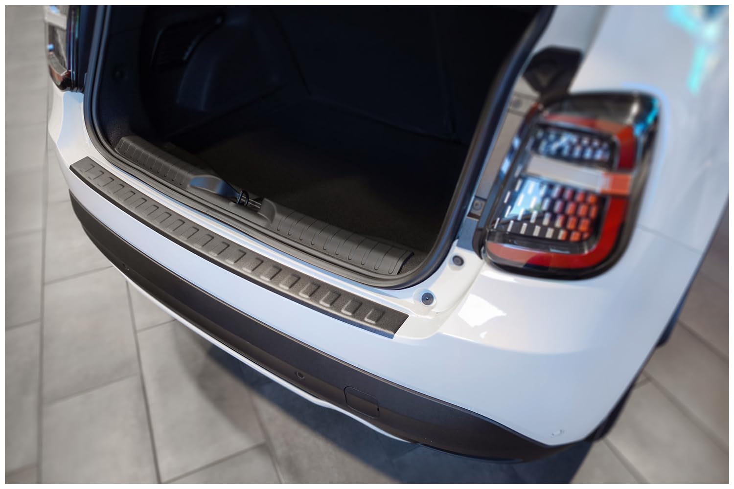 tuning-art L3124 Protezione paraurti per Fiat 600 2 / 600e 2 FH1 09/2023- Acciaio Inox, Verniciato a Polvere