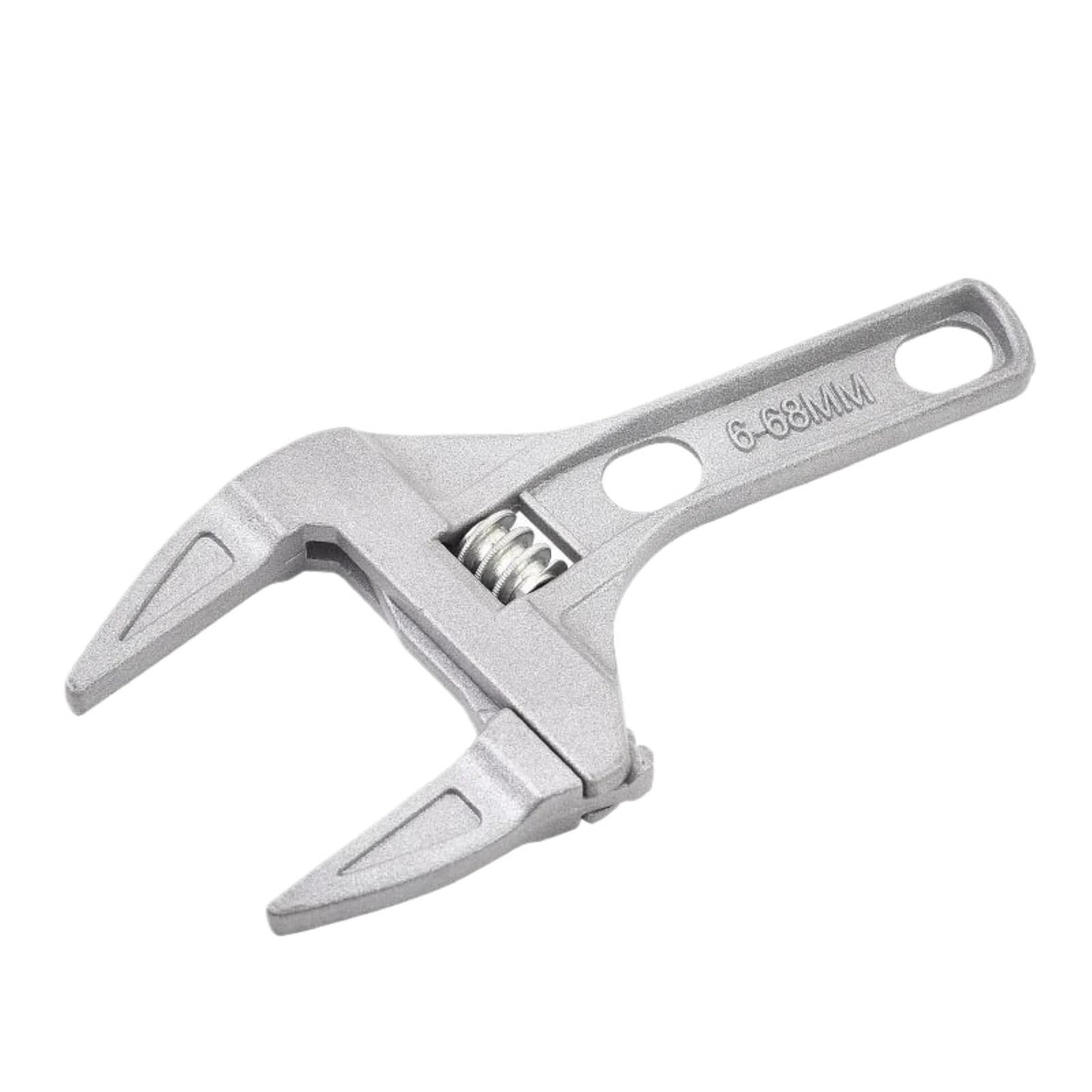 LAJHDCG 16-68mm Universal Repair Set Bathroom Hand Tools Large Opening Pipe Wrench Nut Key Adjustable Spanner Bathroom Repair Tool