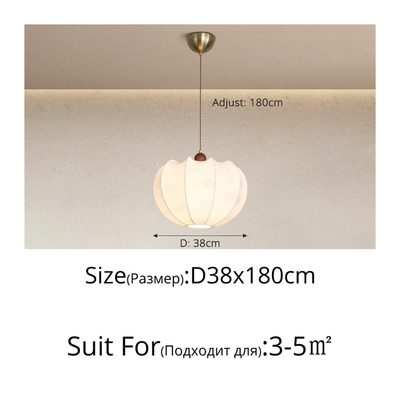 Vintage Pendant Light Bedroom Bedside Lighting Fixture Room Cloakroom Bar Counter Loft Staircase Hanging Light
