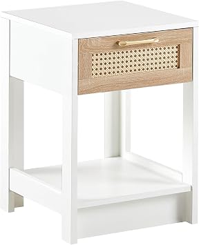 nightstand Sturdy Night Stands for bedrooms Stable and Sturdy Bedroom nightstand Solid Wood nightstand Bed Side Tables for Bedroom, Living Room, Lounge.
