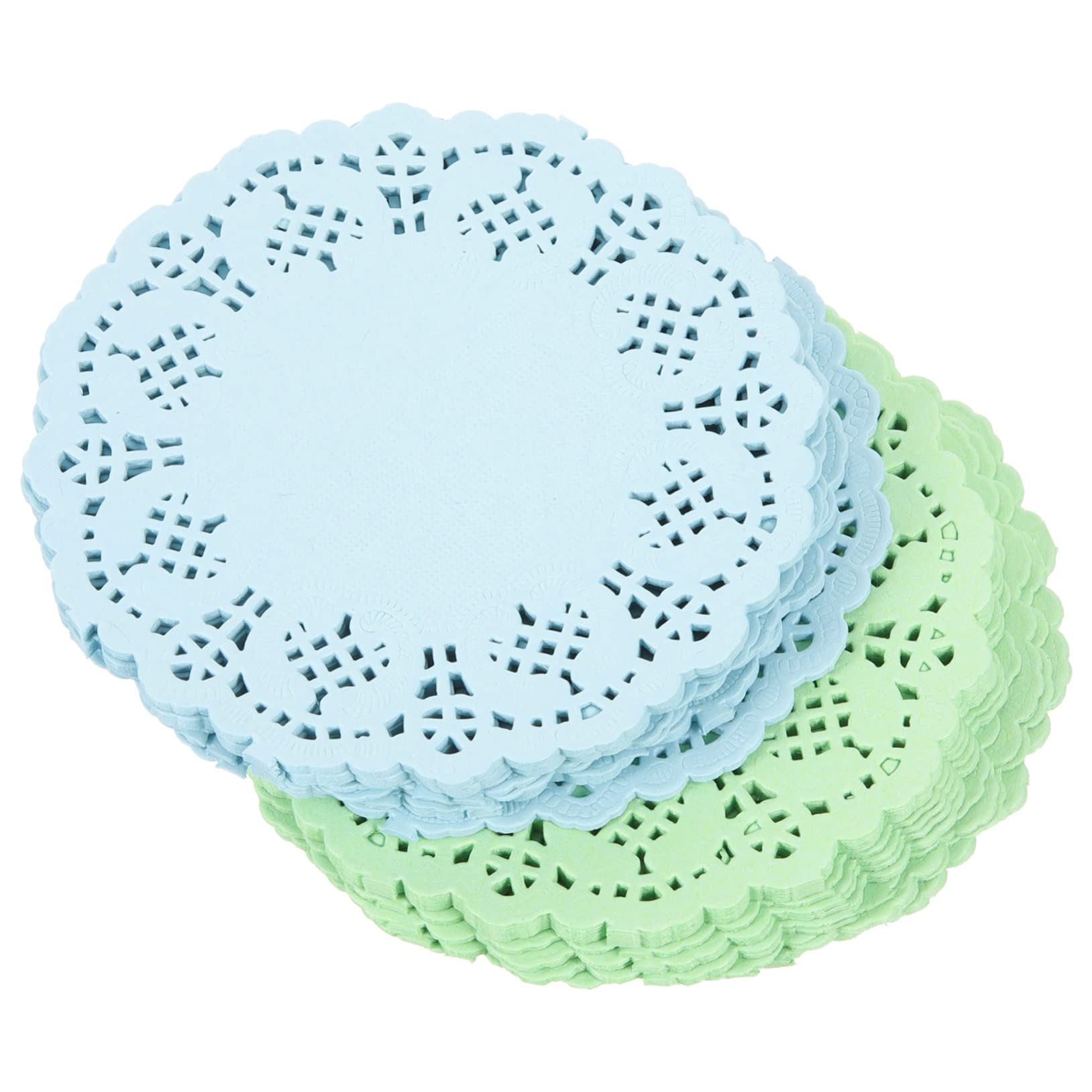 STOBAZA Gold Paper Placemats Set 2 Pack of Lace Table Mat Decor Washable Sturdy for Dining