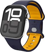 Apple Watch バンド 42/41/40mm【Apple Watch SE3/11/10/9/8/7/SE2/SE/6/5/4 対応】 シリコン素材 ストラップ 通気性 肌にやさしい ナノポップ