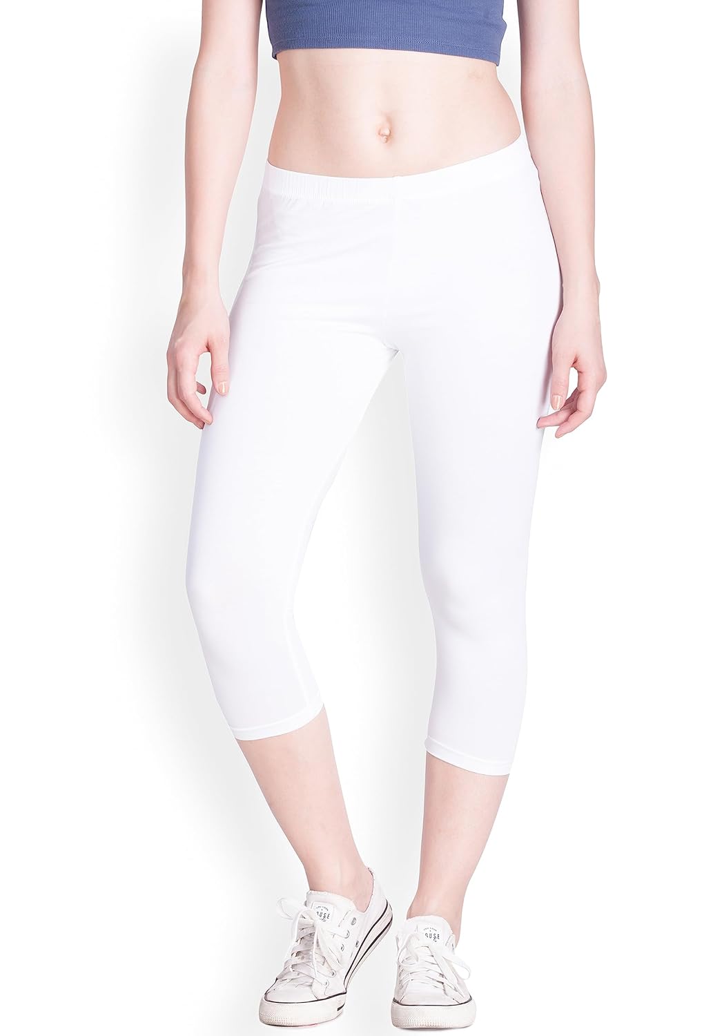 Lyra Women’s Solid Premium Cotton Capri | Mid-Waist | Fashionwear | Buy Online Now Lyra Women’s Solid Premium Cotton Capri | Mid-Waist | Fashionwear | Buy Online Now