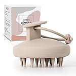 AIMIKE Scalp Massager Shampoo Brush, Soft Silicone Hair Scrubber for Washing Hair, Dandruff Removal & Scalp Scrubber Hair Growth Stimulator, Scalp Brush/Exfoliator Brush On Dry & Wet Scalp