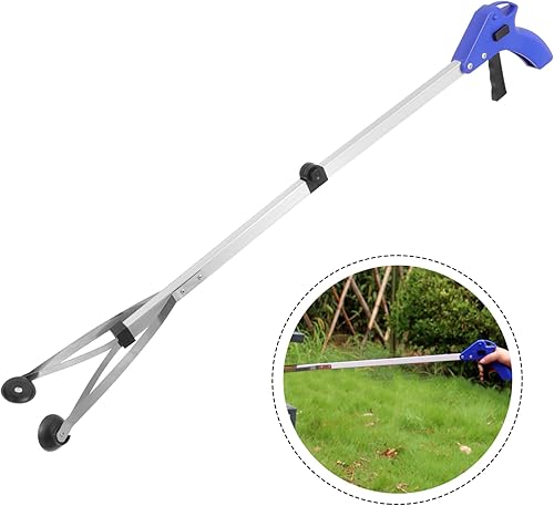 Miniatura 8 de ORFOFE Agarradores plegables para ancianos, herramienta de agarre plegable, herramienta de agarre plegable, pinzas para chimenea, pinzas para