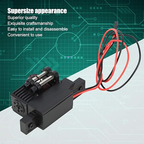 Miniatura 3 de Qiilu Cabrestante Rc Winch 1 16 Negro Plástico Metal Plástico Metal Cabrestante Automático Piezas de actualización Accesorios Ajuste para 1 16 RC