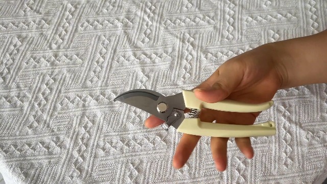 Tijeras de podar con acero inoxidable afilado para jardín miniatura 7