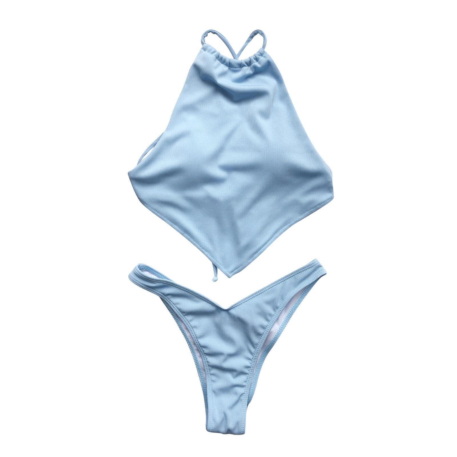 Chic Bikini Set Padded Cup Swimsuit Bathing Suit Biquini Beachwear M-Clothing, Shoes & Accessories - Womens Clothing - Swimwear-image-13