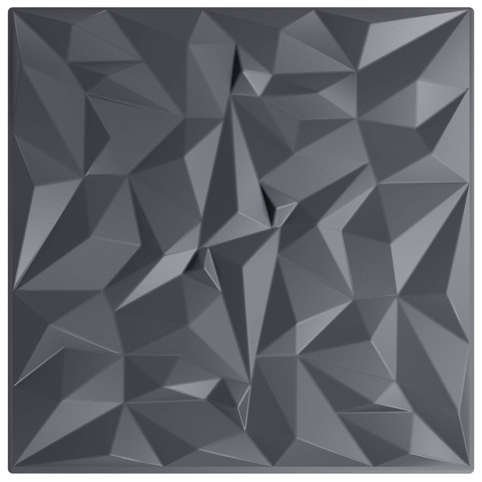 Panele ścienne, 48 sztuk, szary ametyst, 50 x 50 cm, pianka XPS, lekka okładzina ścienna, panel 3D, dekoracja ściany wewnętrznej, salonu, sypialni, korytarza, łatwy montaż i przycięcie