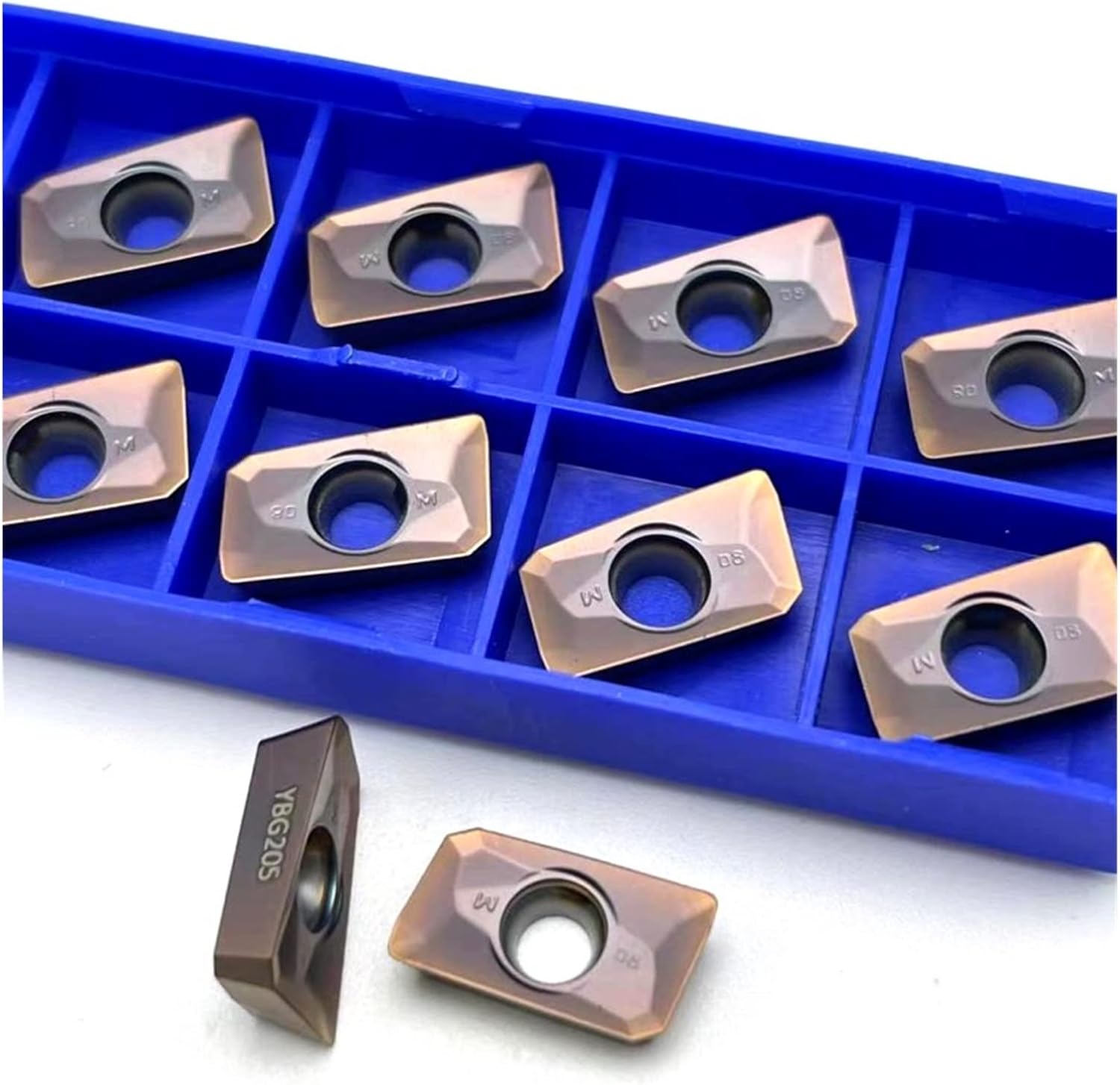 APMT1135 APMT160408 CNC Lathe Tungsten Steel Carbide Alloy Cutting Tools Milling Inserts Cutter for face Side APMT 1135(APMT1135PDER YBG205)