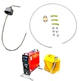 Extra Capacity Fuel Tank Standpipe Kit for Diesel Heaters - All-Metal Rust-Proof Cap with 36” Tubing, Tygn Connectors, Hose Clamps, and Fuel Filter - Extend Runtime 5x