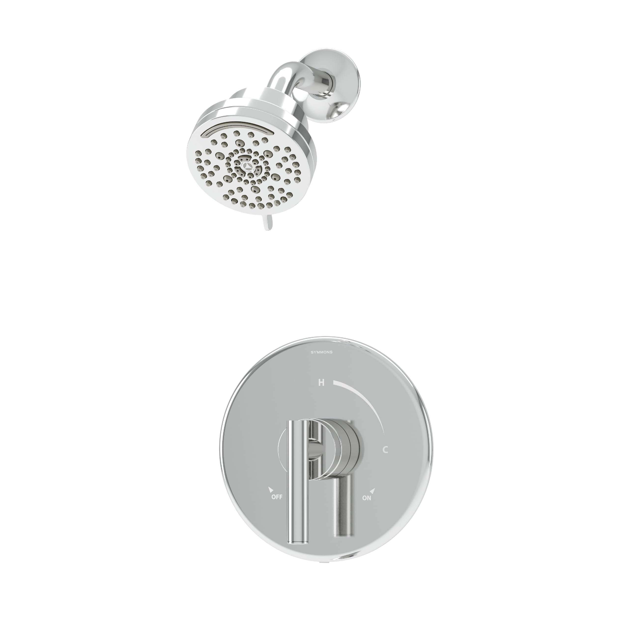 Kit garniture douche Dia HydroMersion mitigeur monocommande rosace 2.0 GPM