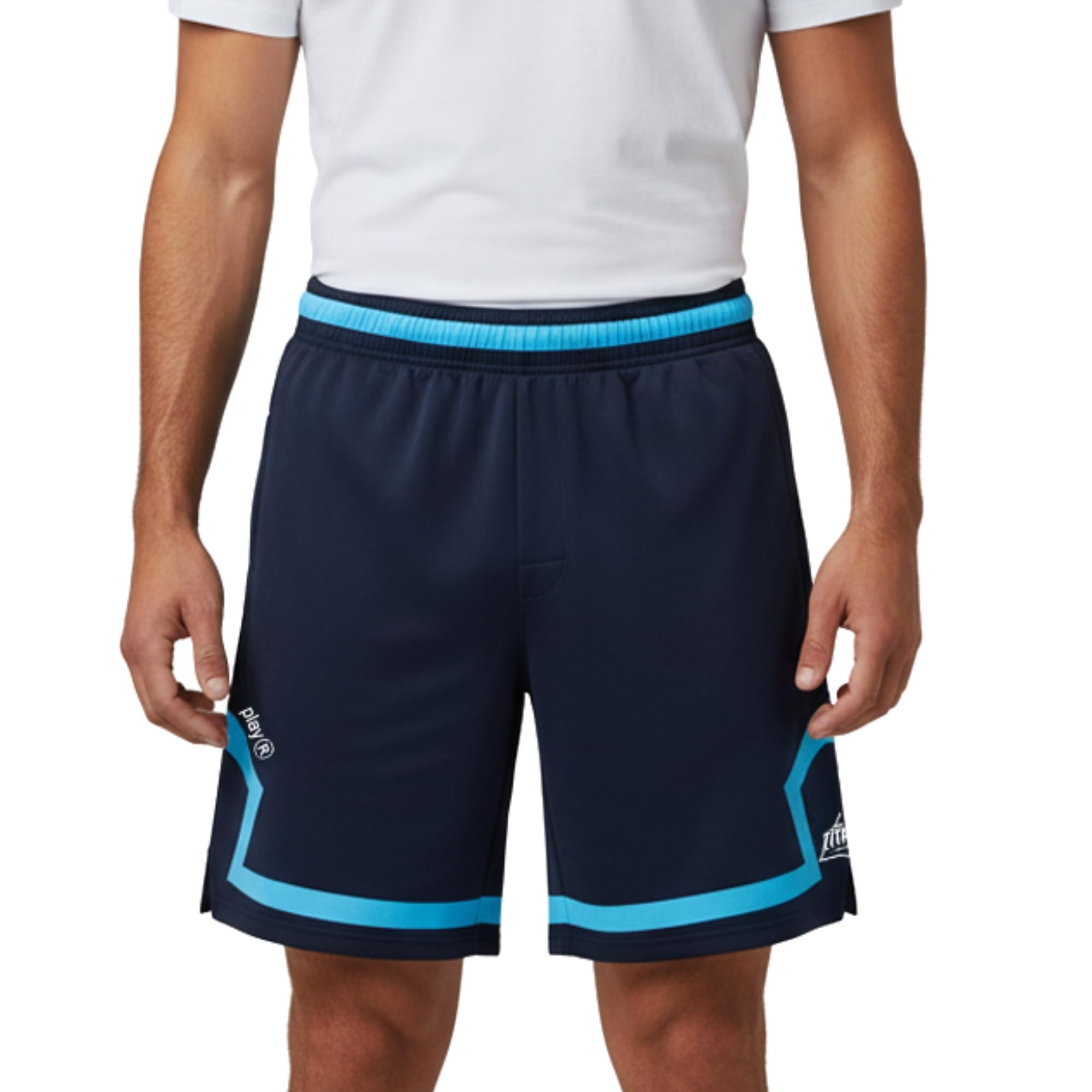 playr x GT DRI-FIT MSH Diamond Shorts for Men & Women - Comfortable, Breathable Lounge & Gym Shorts for Running, Training, Gym & Casual Sport Bottom - All Season-picture-13