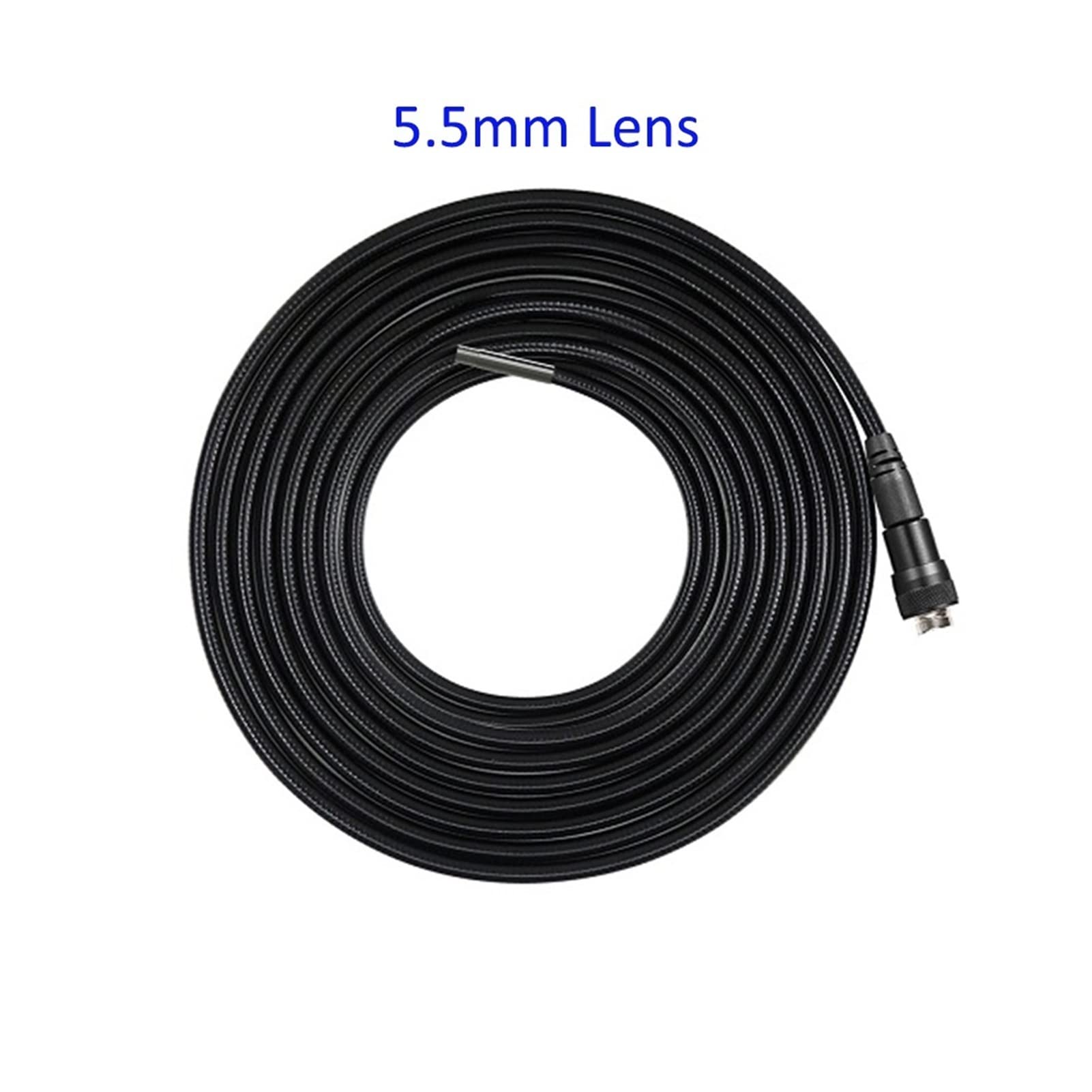 Endoskop-Kamera-Schlangenschlauch 3.9mm 5,5 mm 7,6-mm-Kabel 5.5mm 8mm Dual-Linse 14.5mm Auto-Fokus-Kabel for NTS300 NTS500.(5.5mm dual lens-1m)
