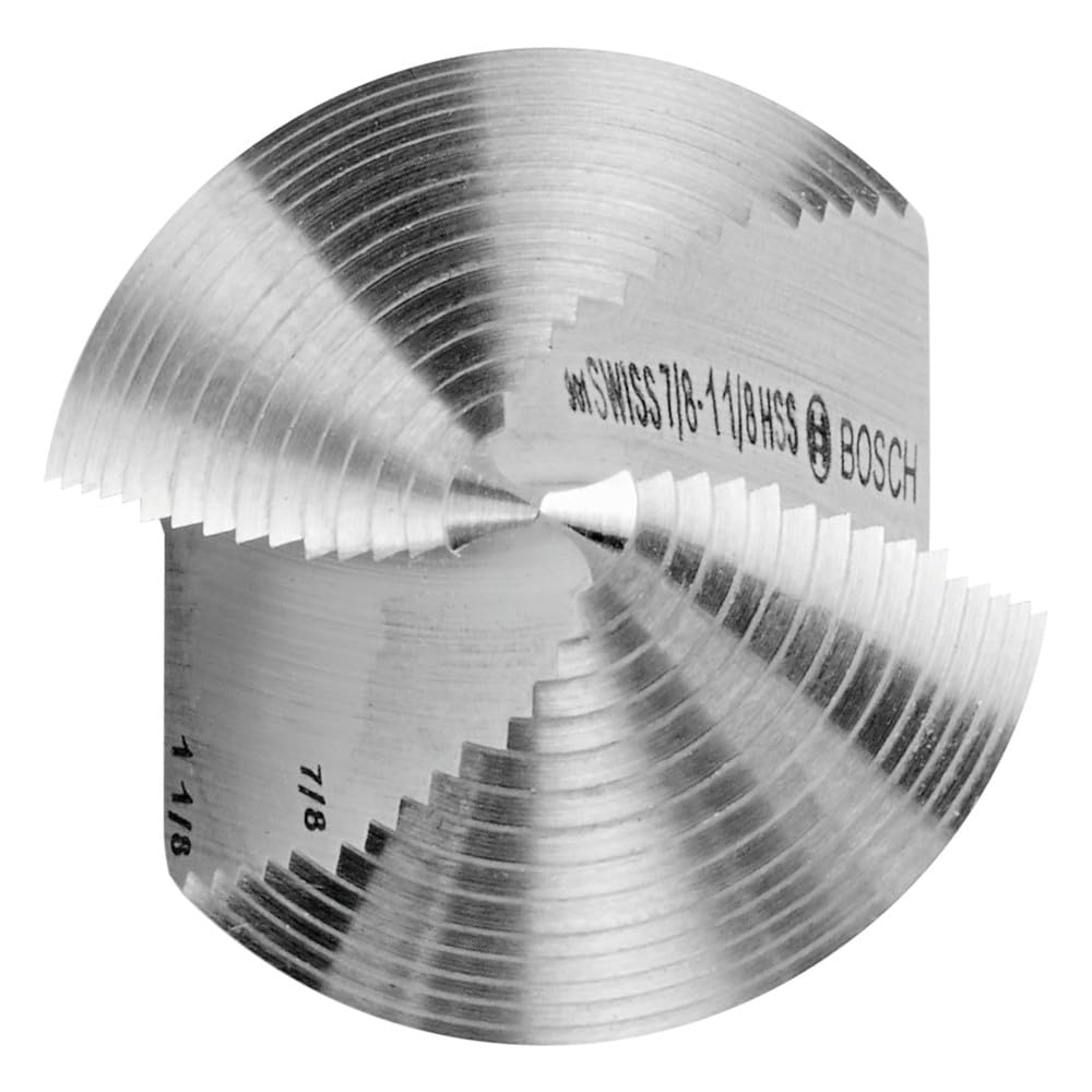BOSCH IMSDC003 - Set di 3 punte per trapano a gradino in acciaio ad alta velocità, ideali per applicazioni di foratura senza fili in metallo, legno, plastica, PVC