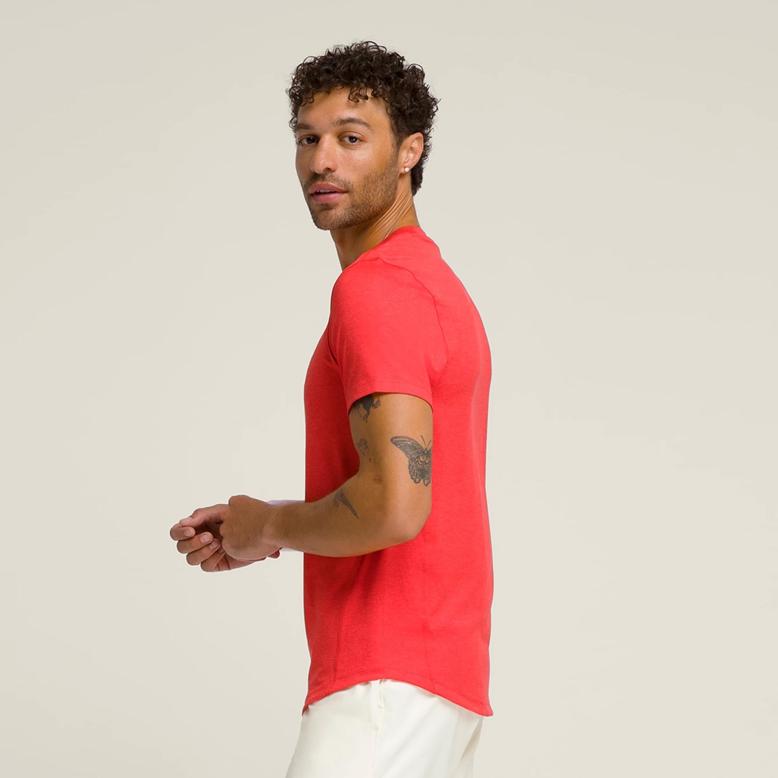 Wilson Everyday Performance Camiseta de Manga Corta Hombres Rojo