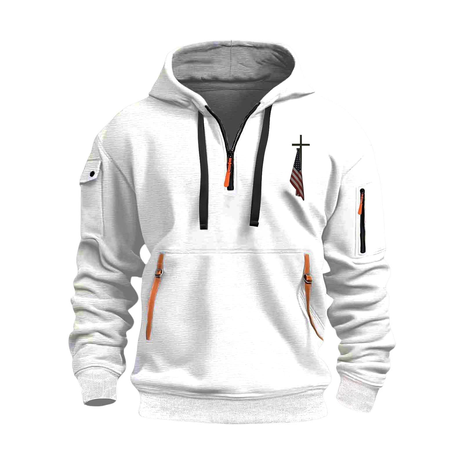 Chaqueta Verano Hombre Sudadera con Capucha Juvenil Y Moderna para Hombre, Ideal Otoño E Invierno, Camiseta Estampada En 3D Flores Dinámicas. Sudaderas De Vestir (White, M) Camisas Manga