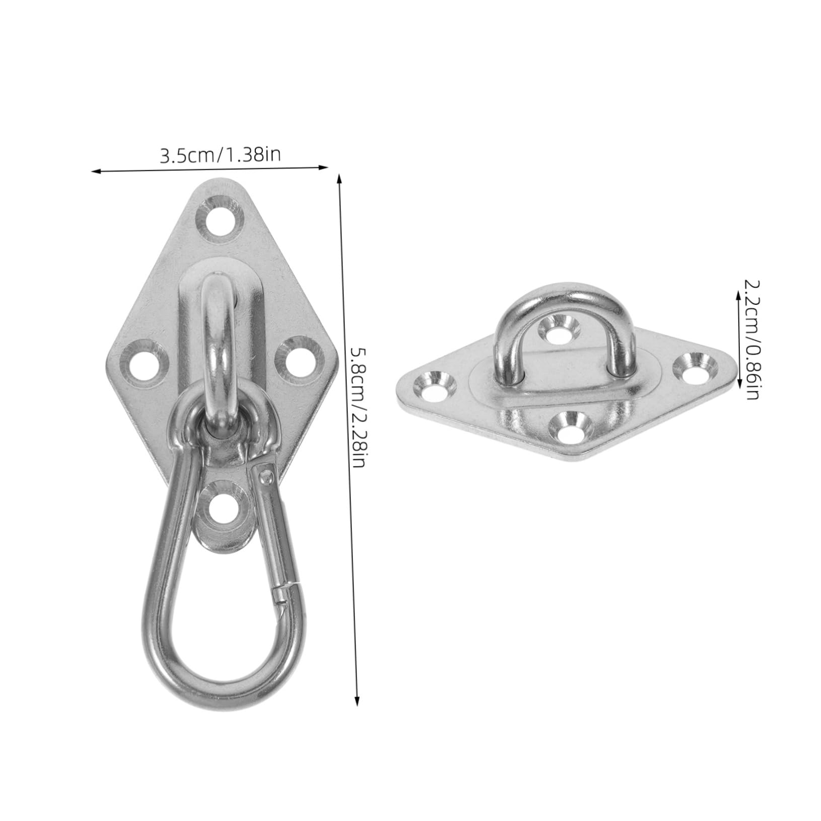 VANZACK Hammock Chair Hanging Kit Swing Hooks Heavy Duty Ceiling Anchor Sandbag Hook Swing Set Bracket