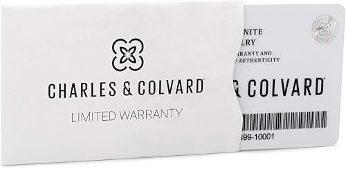 Miniatura 7 de Charles & Colvard Pendientes de tuerca de corte redondo de moissanita creada para mujer, cultivados en laboratorio, oro blanco sólido de 14 quilates